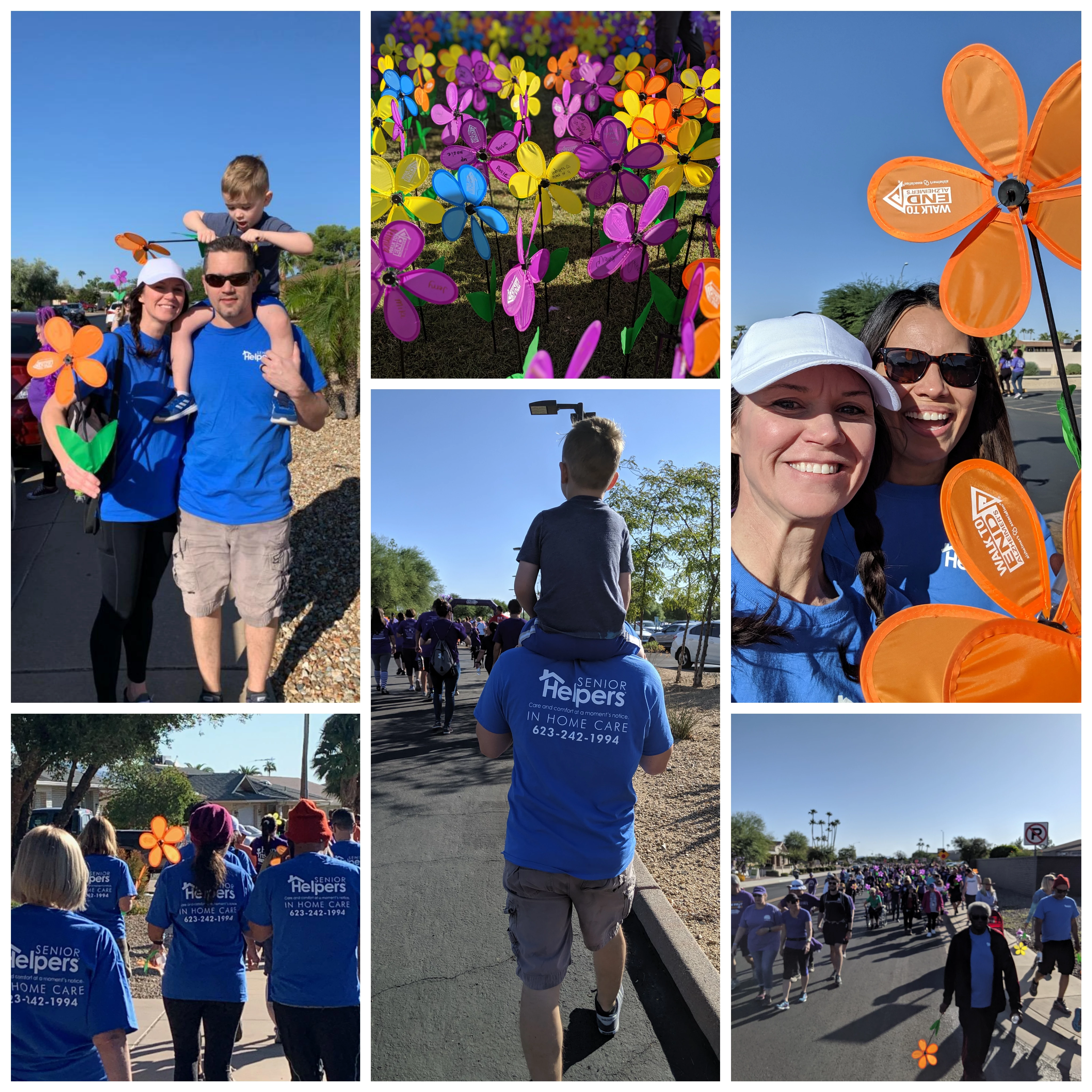 Senior Helpers at The Walk to End Alzheimer's in Sun City, AZ on Oct 12, 2019