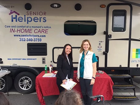We had eight folks from SH running VDT Tours and working the booth and spreading the good word of Senior Helpers! We put 42 people through the tour and received requests to have the tour bus at other medical entities, churches and another major venue called the Strawberry festival.