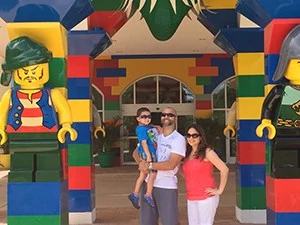 enjoying Legoland