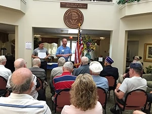 Speaking in the community
