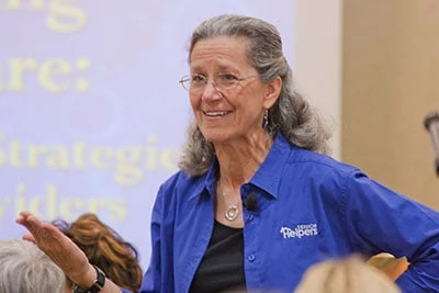 Teepa Snow in Brandon, Florida doing dementia training
