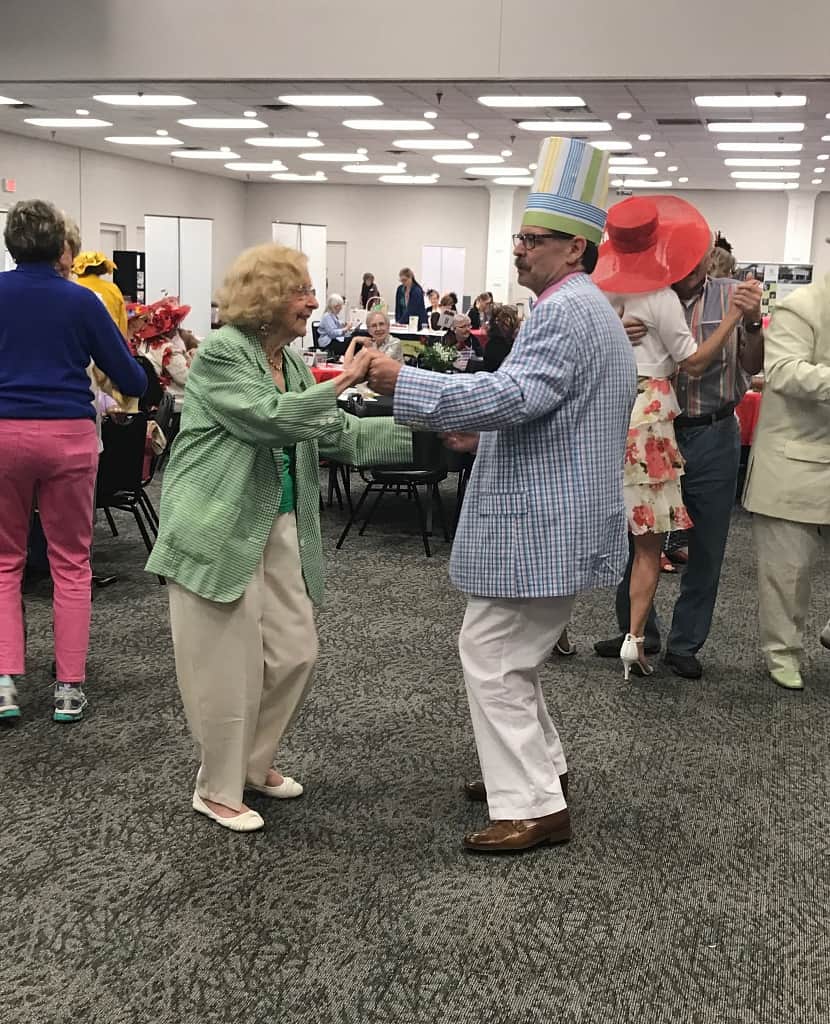 Dancing away! 