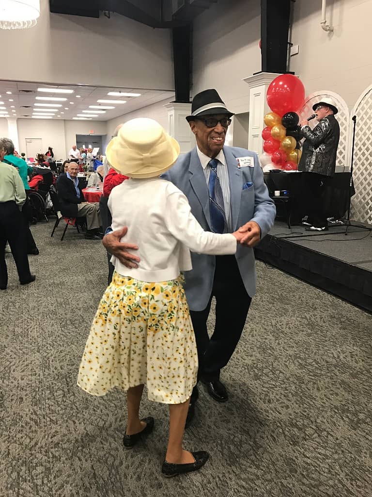 Dancing the evening away!