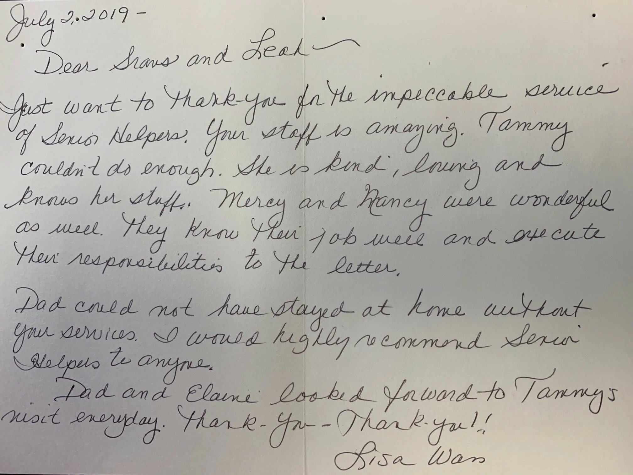 Client Letter