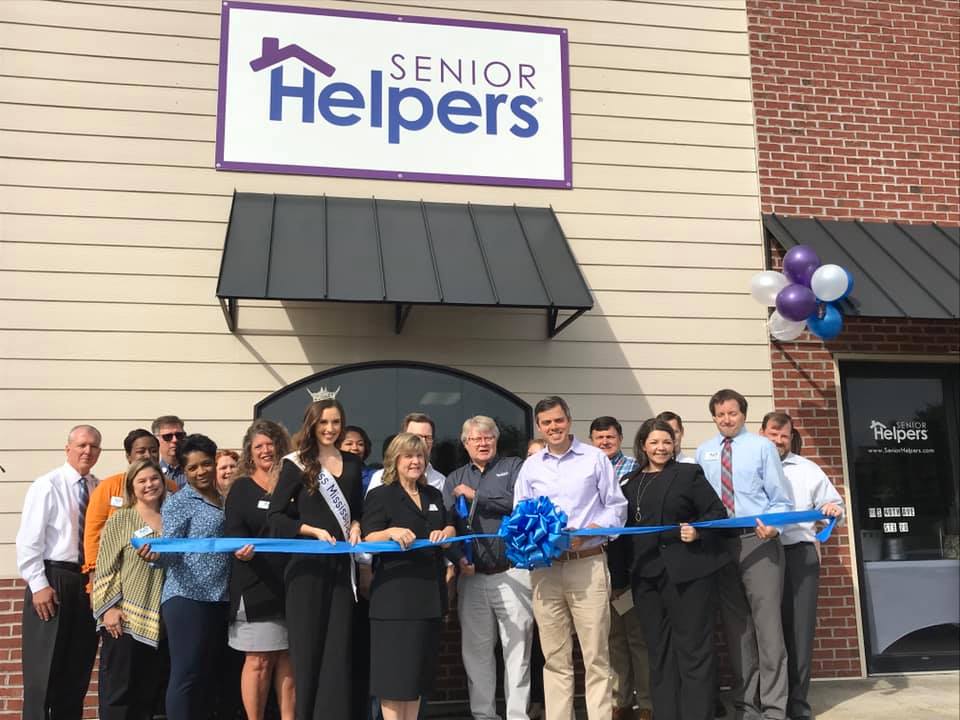 Senior Helpers of Hattiesburg's Ribbon Cutting with the Area Development Partnership