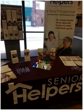 Local BB&T Business of the Month. Senior Helpers talks with the community about dementia and Alzheimer’s using the GEMS program.