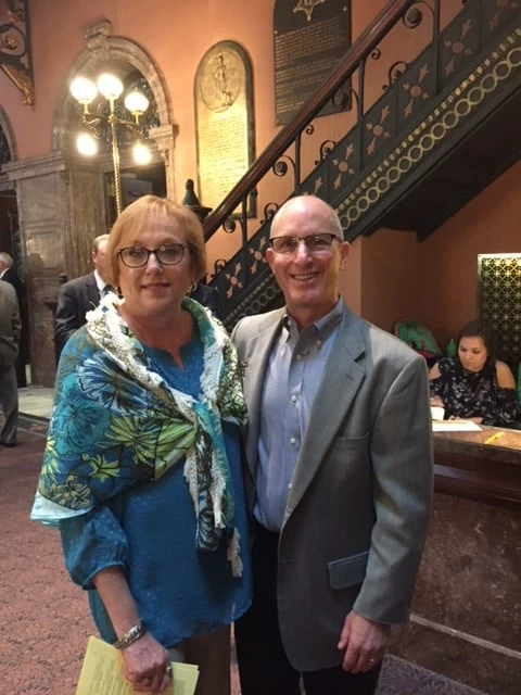SC State Representative Raye Felder and Seth Zamek at the South Carolina State Capitol supporting SC Home Care Providers