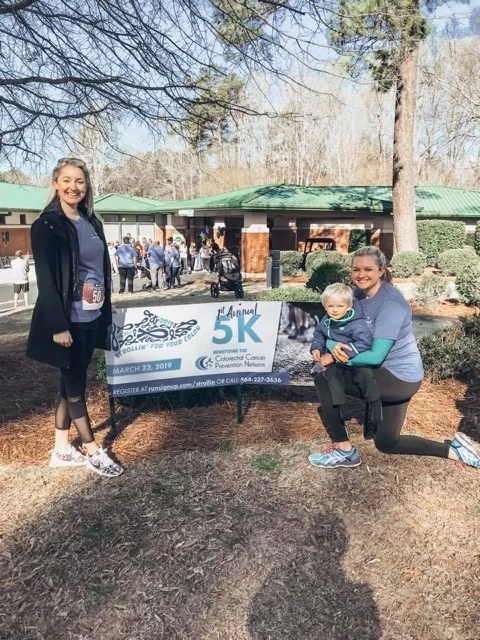 CO-owners, Alexus and Kerianne, at the Digestive Disease Groups annual Stollin’ for your Colon 