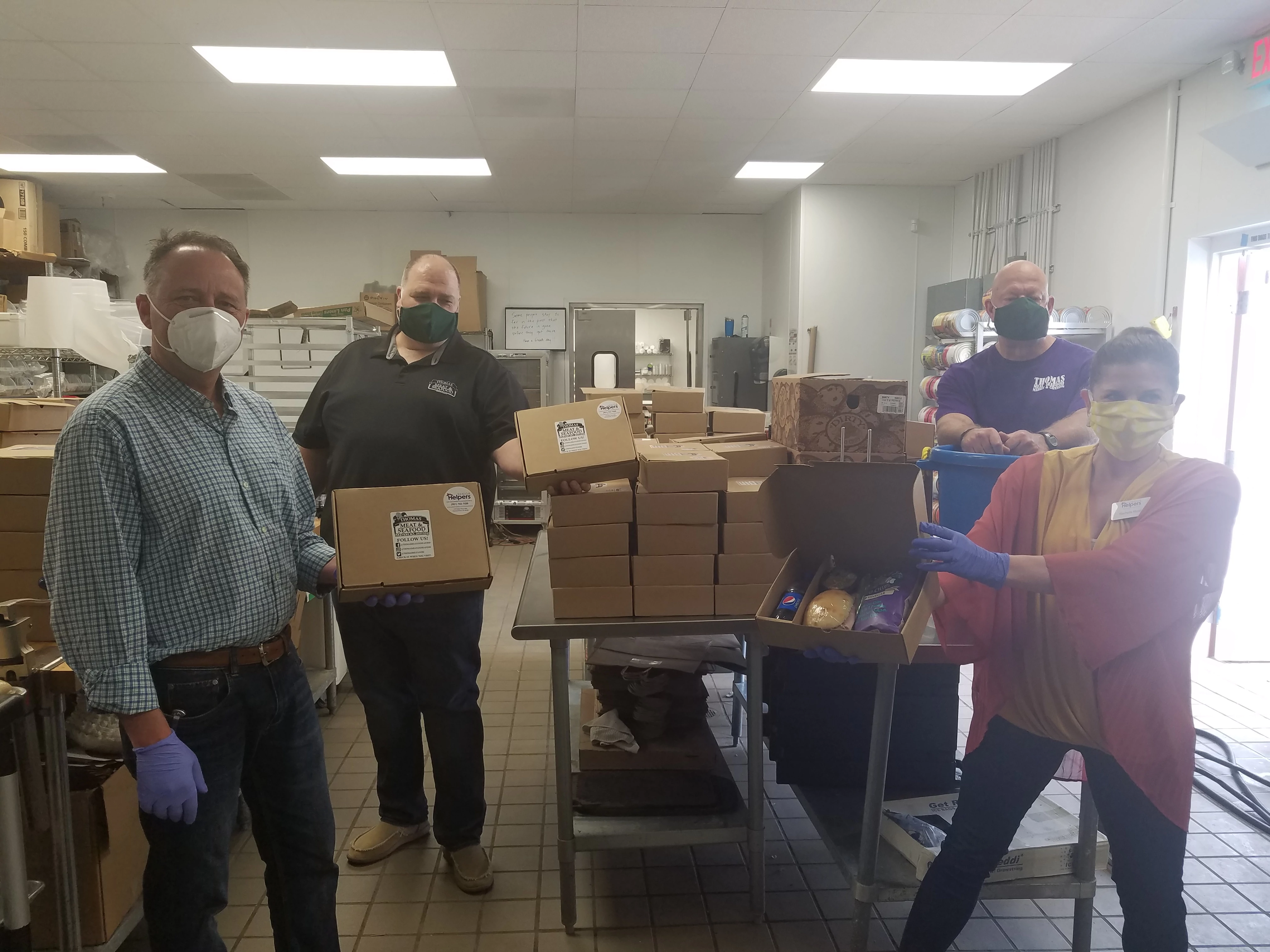 Senior Helpers Memphis worked with a local caterer & grocery to deliver 60 lunches to ICU staff at one of the hospitals in town.