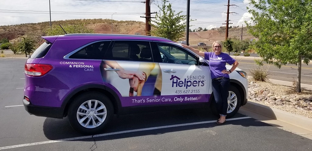 Our Senior Helpers Car Wrap
