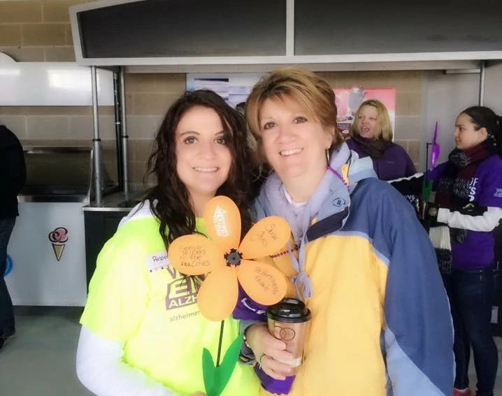 Senior Helpers Appleton team “Senior Helpers Senior Gems” at the Alzheimer’s Association’s Walk To End Alzheimer’s, Fox Cities Timber Rattlers Stadium in Appleton, WI. 