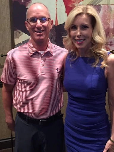 Country and Pop singer, Glen Campbell's wife, with Senior Helpers Owner, Seth Zamek, after they discussed Glen's Alzheimer's disease diagnosis